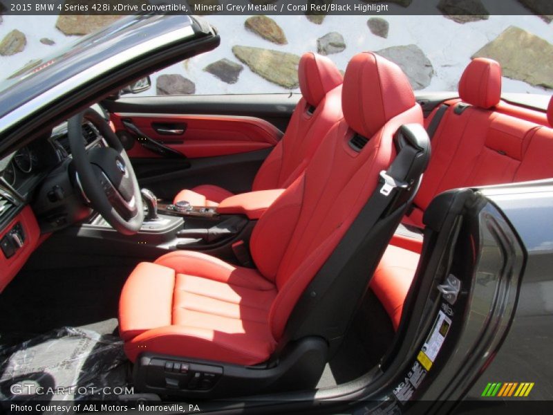 Front Seat of 2015 4 Series 428i xDrive Convertible