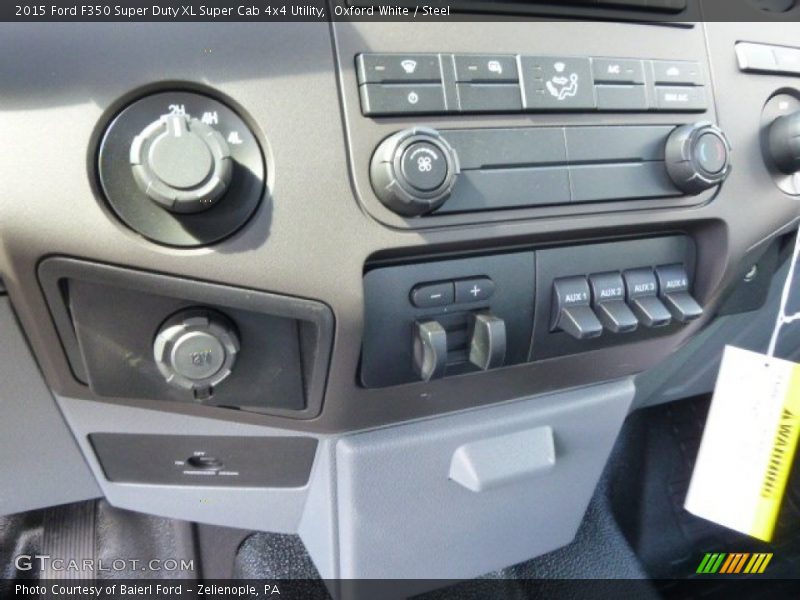 Oxford White / Steel 2015 Ford F350 Super Duty XL Super Cab 4x4 Utility