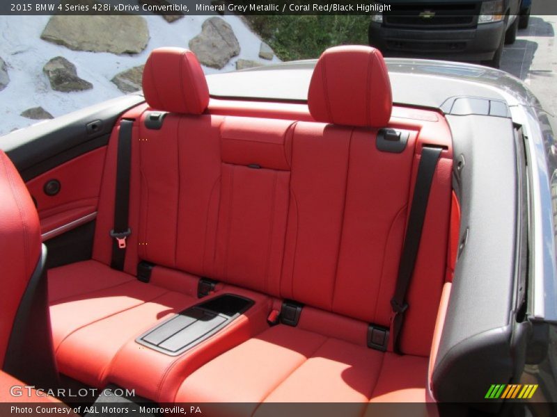 Rear Seat of 2015 4 Series 428i xDrive Convertible