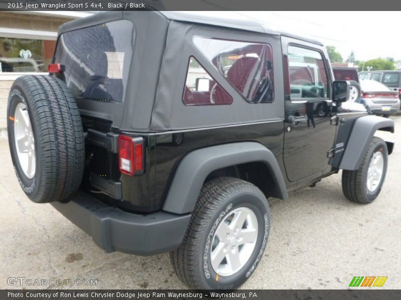 Black / Black 2015 Jeep Wrangler Sport S 4x4