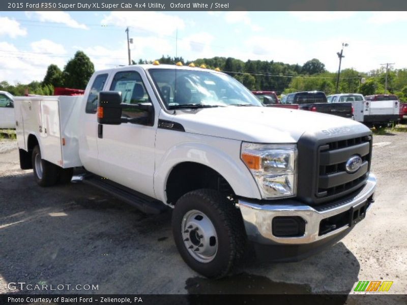 Oxford White / Steel 2015 Ford F350 Super Duty XL Super Cab 4x4 Utility