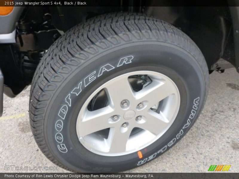 Black / Black 2015 Jeep Wrangler Sport S 4x4