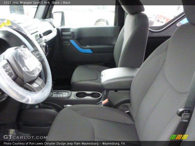 Black / Black 2015 Jeep Wrangler Sport S 4x4
