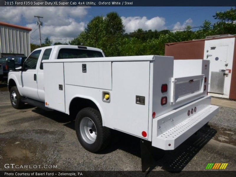 Oxford White / Steel 2015 Ford F350 Super Duty XL Super Cab 4x4 Utility