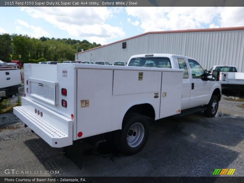 Oxford White / Steel 2015 Ford F350 Super Duty XL Super Cab 4x4 Utility