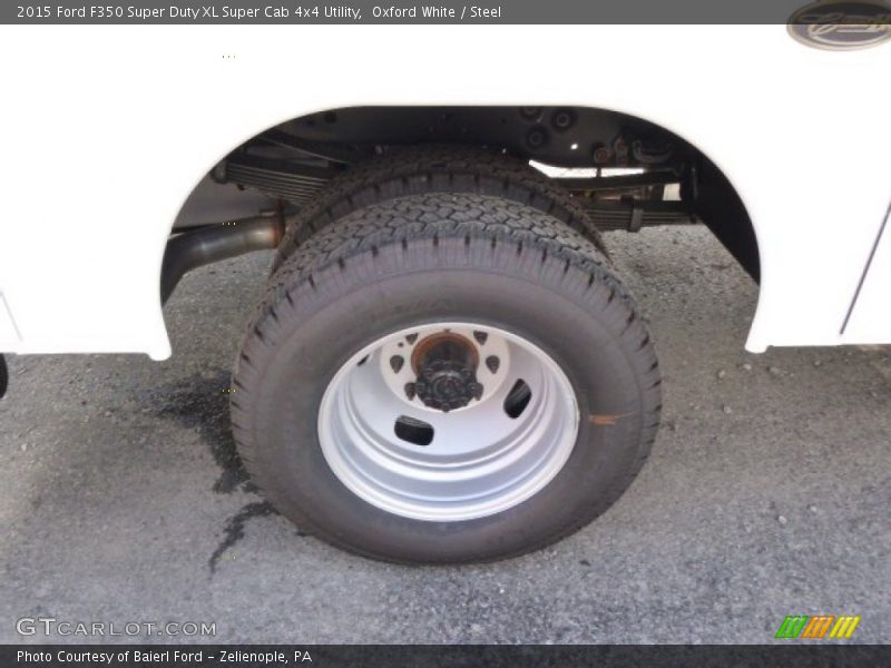 Oxford White / Steel 2015 Ford F350 Super Duty XL Super Cab 4x4 Utility