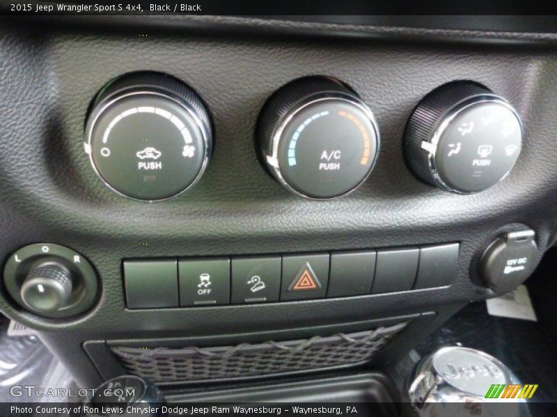 Black / Black 2015 Jeep Wrangler Sport S 4x4
