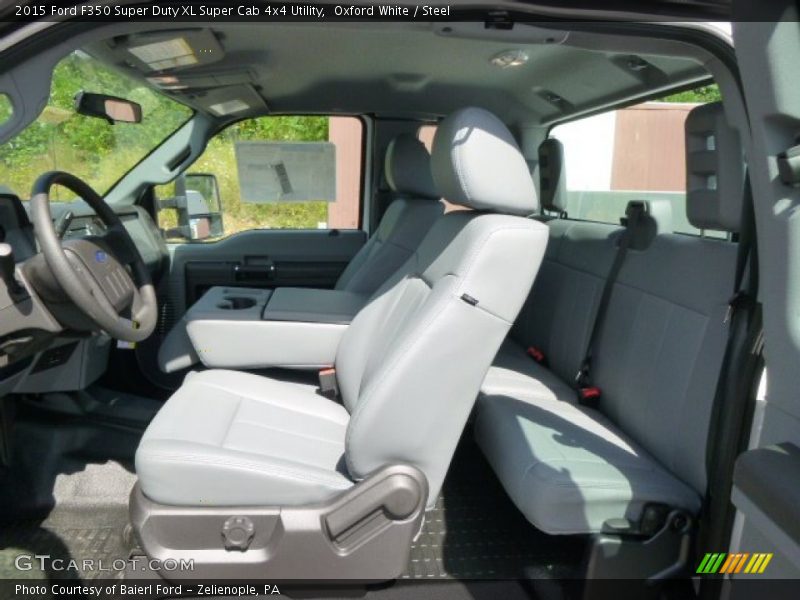 Oxford White / Steel 2015 Ford F350 Super Duty XL Super Cab 4x4 Utility