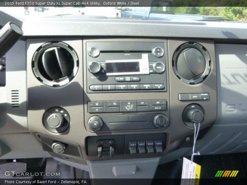 Oxford White / Steel 2015 Ford F350 Super Duty XL Super Cab 4x4 Utility