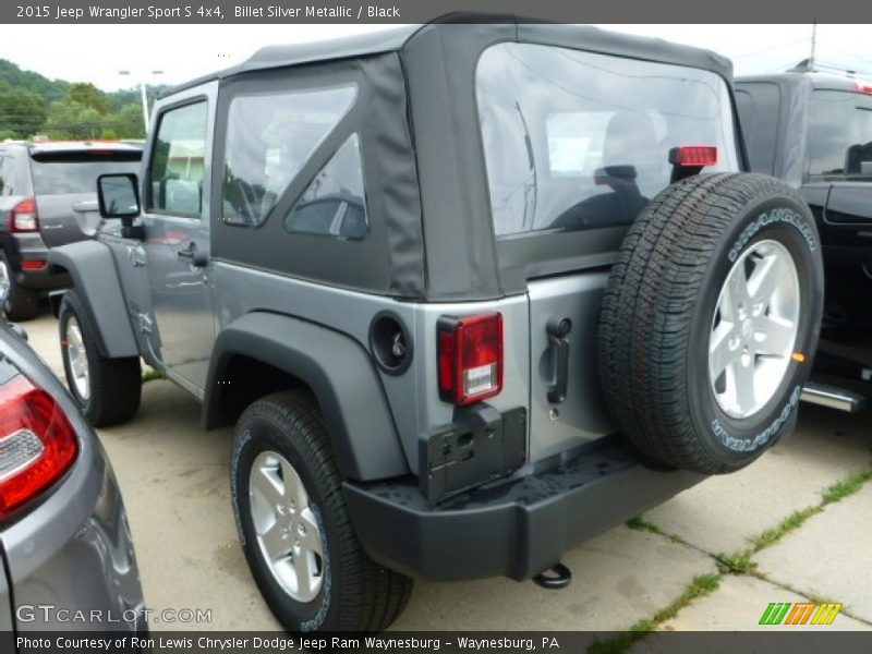 Billet Silver Metallic / Black 2015 Jeep Wrangler Sport S 4x4