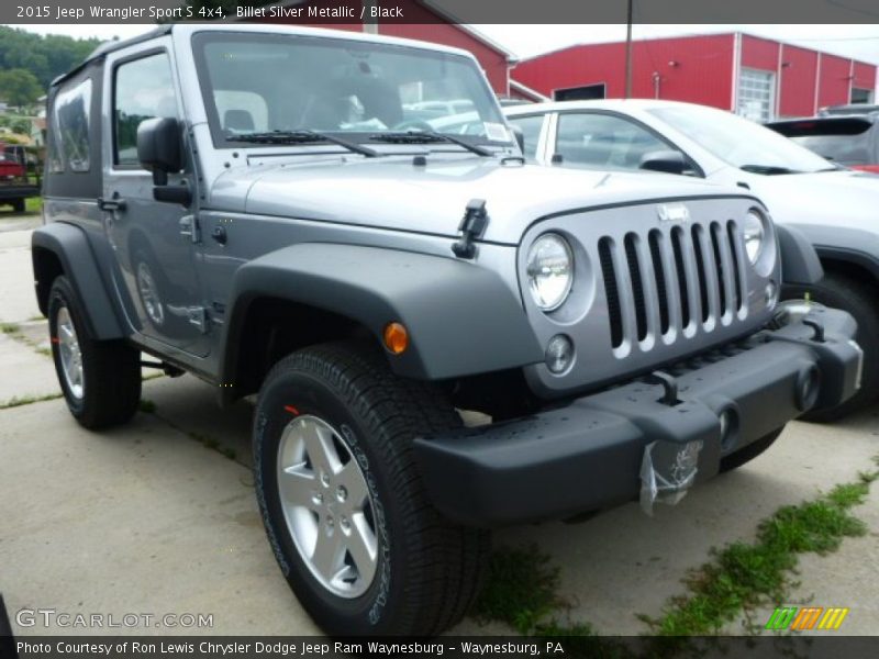 Billet Silver Metallic / Black 2015 Jeep Wrangler Sport S 4x4