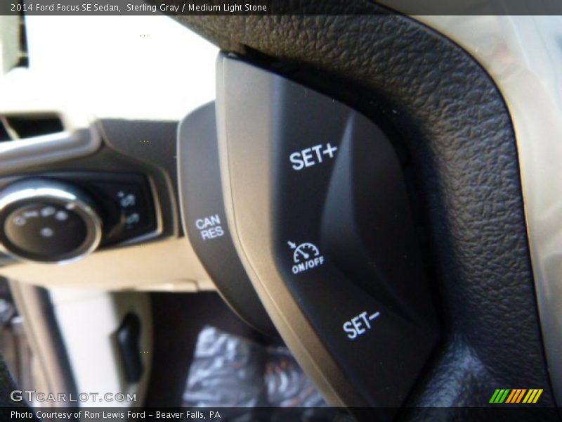 Sterling Gray / Medium Light Stone 2014 Ford Focus SE Sedan