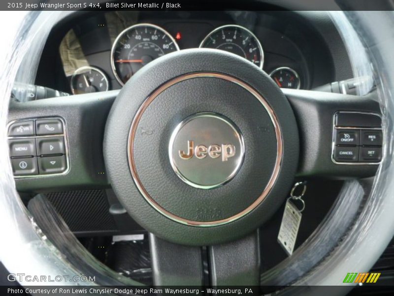 Billet Silver Metallic / Black 2015 Jeep Wrangler Sport S 4x4
