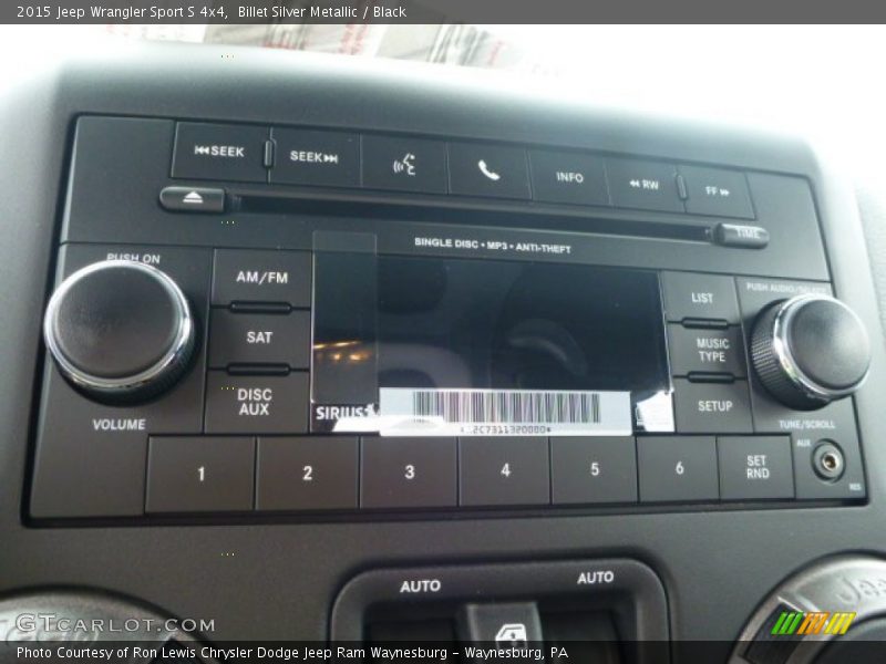 Audio System of 2015 Wrangler Sport S 4x4