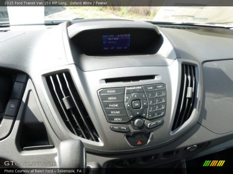 Controls of 2015 Transit Van 150 MR Long