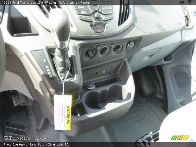 Oxford White / Pewter 2015 Ford Transit Van 150 MR Long