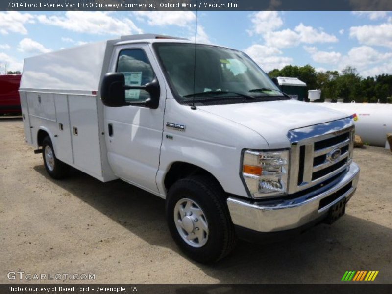 Oxford White / Medium Flint 2014 Ford E-Series Van E350 Cutaway Commercial