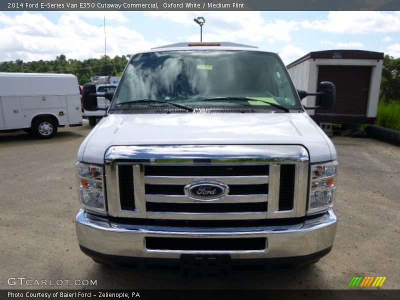 Oxford White / Medium Flint 2014 Ford E-Series Van E350 Cutaway Commercial