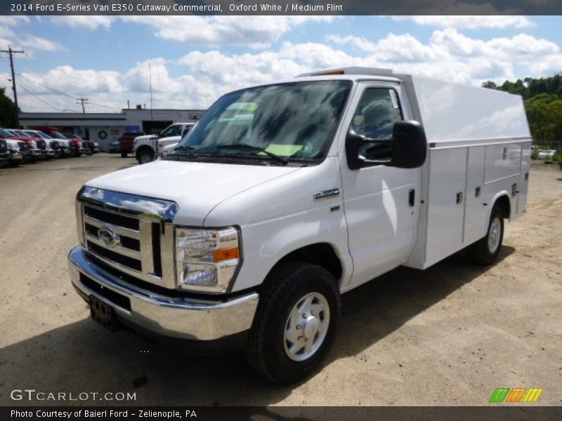 Oxford White / Medium Flint 2014 Ford E-Series Van E350 Cutaway Commercial