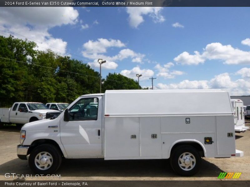 Oxford White / Medium Flint 2014 Ford E-Series Van E350 Cutaway Commercial