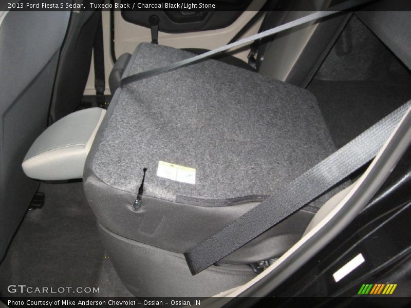 Tuxedo Black / Charcoal Black/Light Stone 2013 Ford Fiesta S Sedan