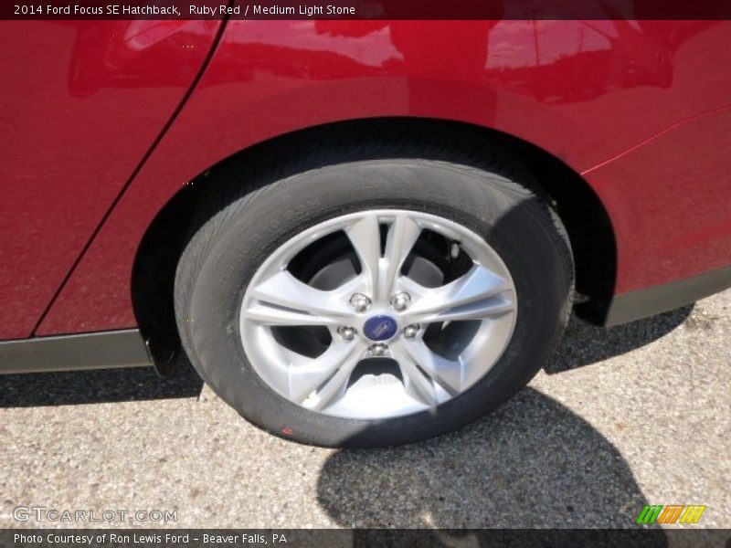 Ruby Red / Medium Light Stone 2014 Ford Focus SE Hatchback