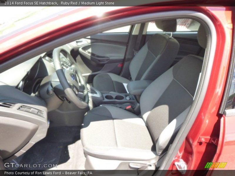 Ruby Red / Medium Light Stone 2014 Ford Focus SE Hatchback