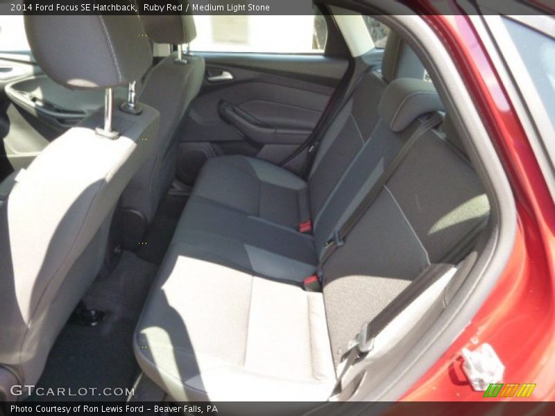 Ruby Red / Medium Light Stone 2014 Ford Focus SE Hatchback