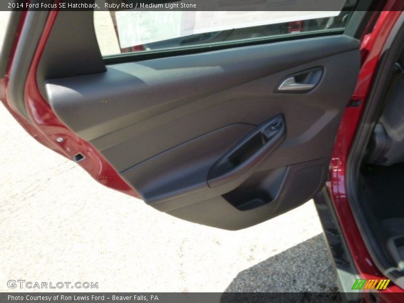 Ruby Red / Medium Light Stone 2014 Ford Focus SE Hatchback