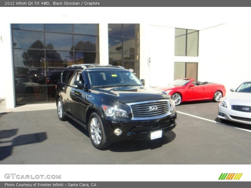 Black Obsidian / Graphite 2012 Infiniti QX 56 4WD