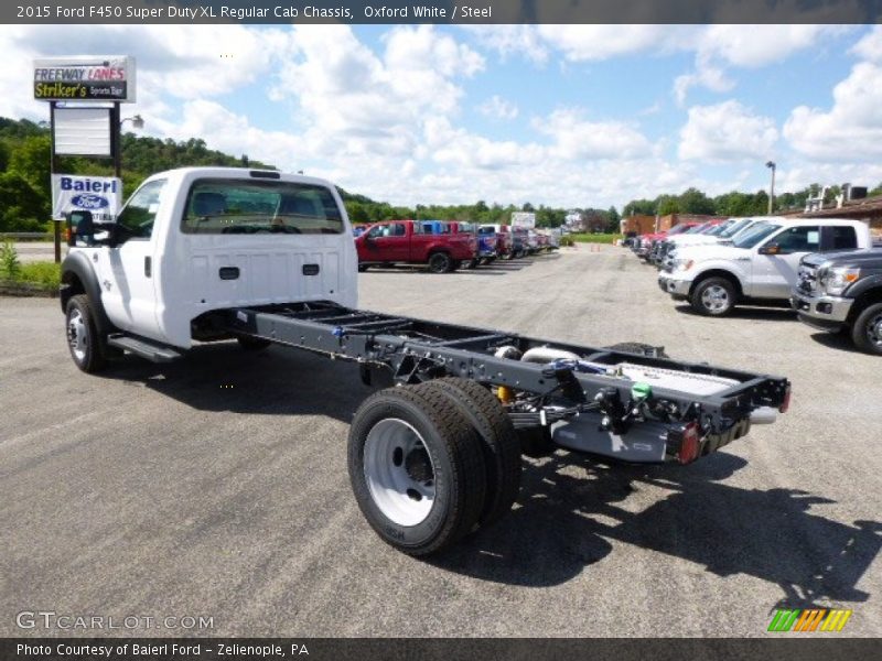 Oxford White / Steel 2015 Ford F450 Super Duty XL Regular Cab Chassis