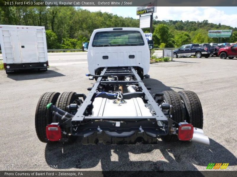 Oxford White / Steel 2015 Ford F450 Super Duty XL Regular Cab Chassis