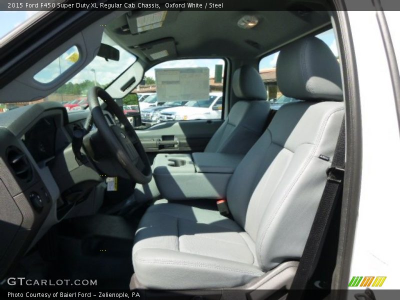 Front Seat of 2015 F450 Super Duty XL Regular Cab Chassis