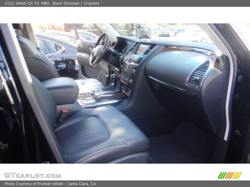 Black Obsidian / Graphite 2012 Infiniti QX 56 4WD