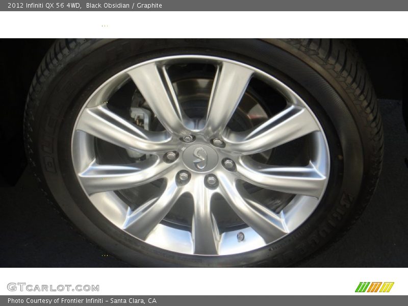 Black Obsidian / Graphite 2012 Infiniti QX 56 4WD