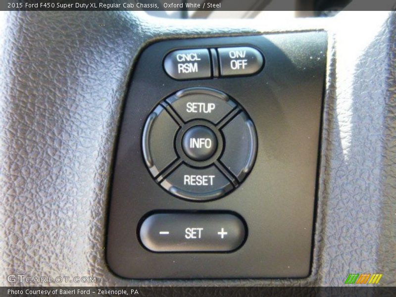 Controls of 2015 F450 Super Duty XL Regular Cab Chassis