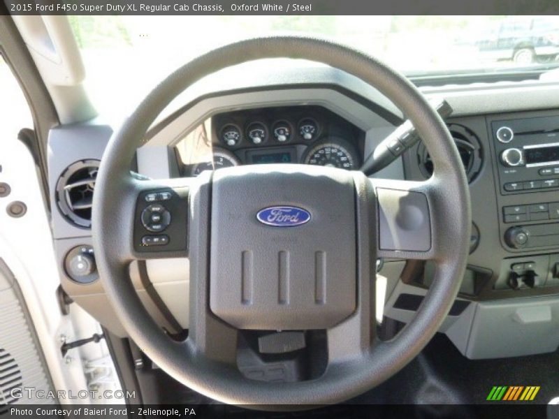  2015 F450 Super Duty XL Regular Cab Chassis Steering Wheel