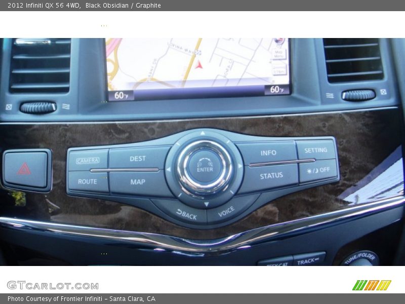 Black Obsidian / Graphite 2012 Infiniti QX 56 4WD