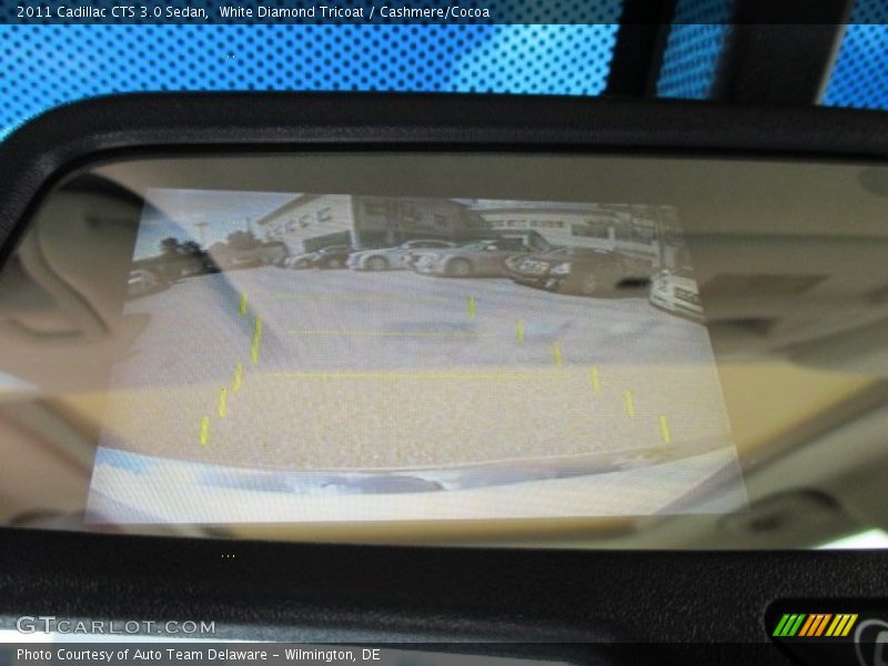 White Diamond Tricoat / Cashmere/Cocoa 2011 Cadillac CTS 3.0 Sedan