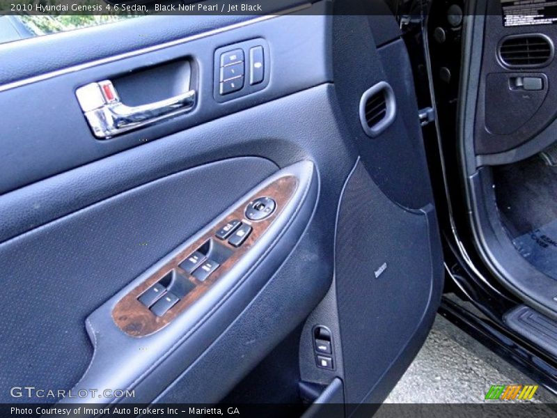 Black Noir Pearl / Jet Black 2010 Hyundai Genesis 4.6 Sedan