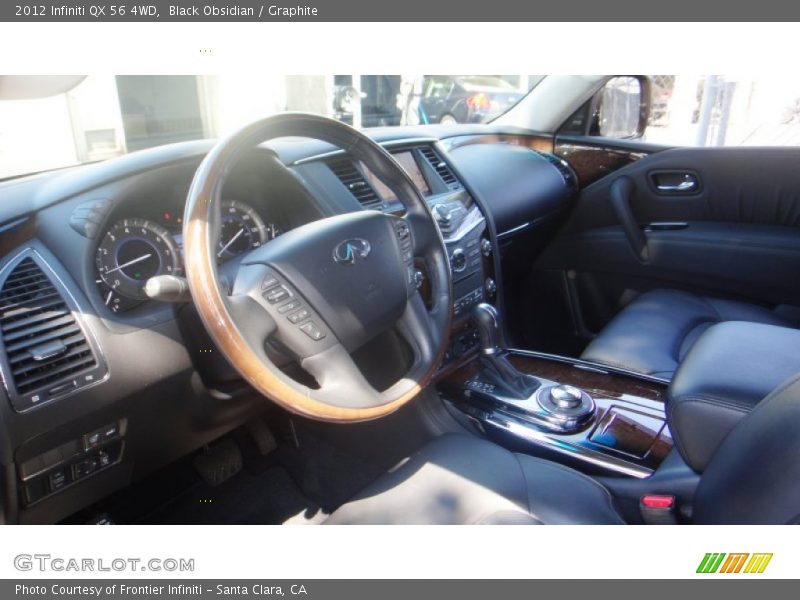 Black Obsidian / Graphite 2012 Infiniti QX 56 4WD