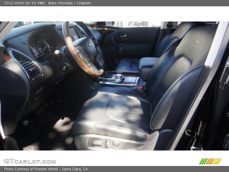 Black Obsidian / Graphite 2012 Infiniti QX 56 4WD
