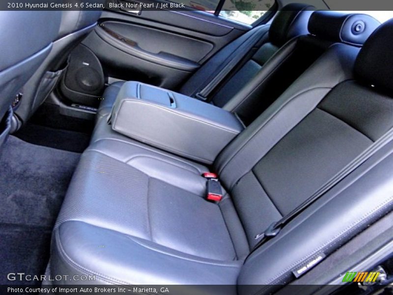 Black Noir Pearl / Jet Black 2010 Hyundai Genesis 4.6 Sedan