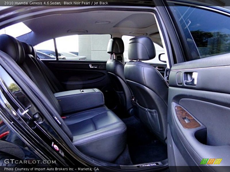 Black Noir Pearl / Jet Black 2010 Hyundai Genesis 4.6 Sedan