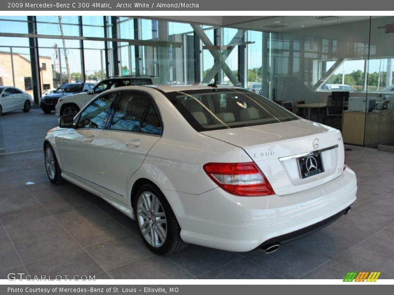 Arctic White / Almond/Mocha 2009 Mercedes-Benz C 300 4Matic