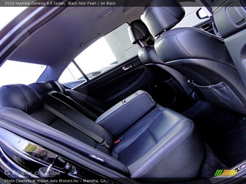 Black Noir Pearl / Jet Black 2010 Hyundai Genesis 4.6 Sedan