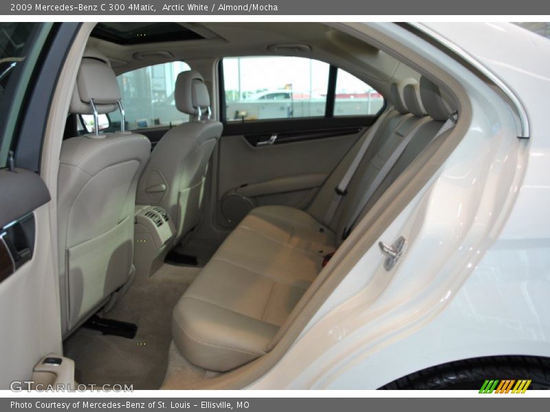 Arctic White / Almond/Mocha 2009 Mercedes-Benz C 300 4Matic