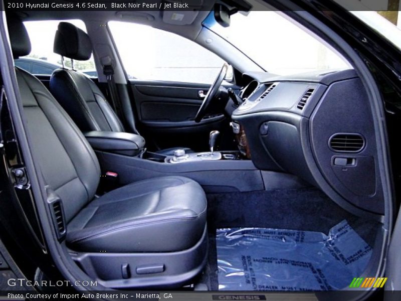 Black Noir Pearl / Jet Black 2010 Hyundai Genesis 4.6 Sedan