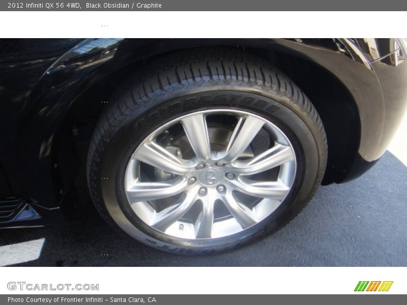 Black Obsidian / Graphite 2012 Infiniti QX 56 4WD