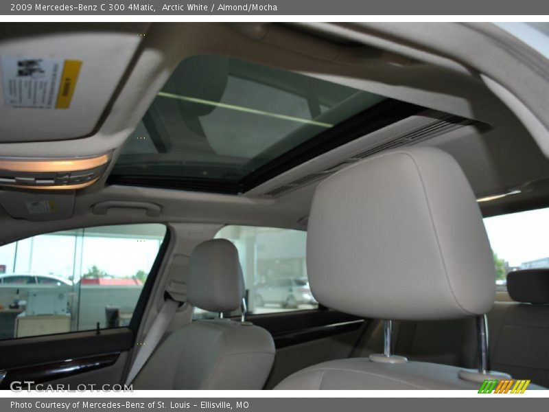 Arctic White / Almond/Mocha 2009 Mercedes-Benz C 300 4Matic